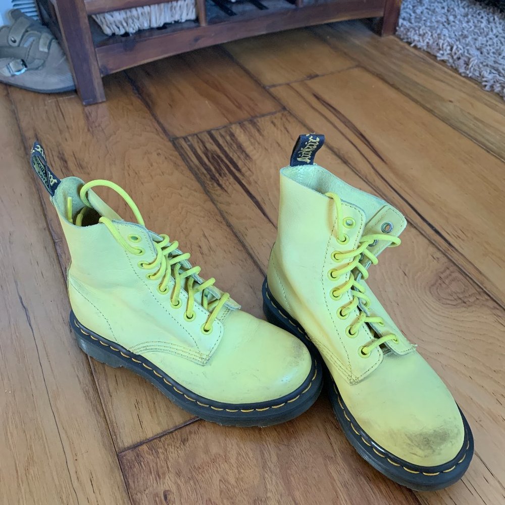 Yellow Dr. Martens